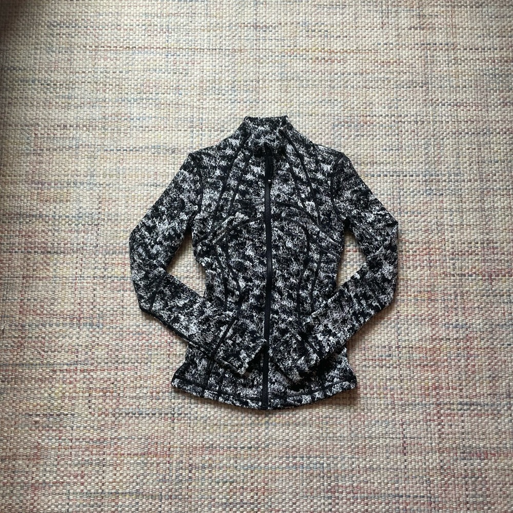 black and white lululemon define jacket size : 2